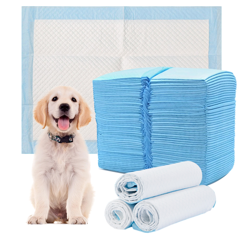 Oem Waterproof Wholesale Puppy Diaper Training Disposable Pet Urine Pee Absorption and Potty Wee Pads for Dog Pad